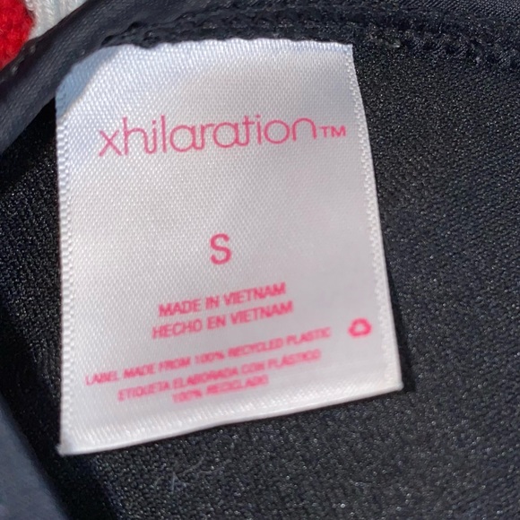 🇺🇸 Xhilaration Black Strappy Tie Back Bikini Top - Picture 6 of 7